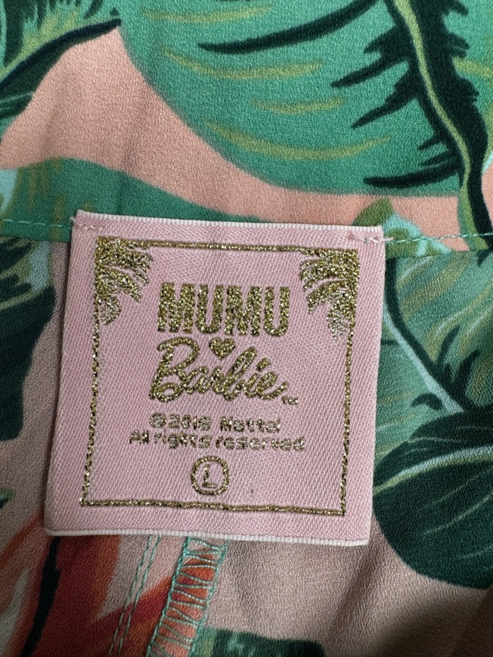 Show Me Your Mumu x Barbie Willow Tropical High Waist Shorts Size Large - Picture 4 of 7